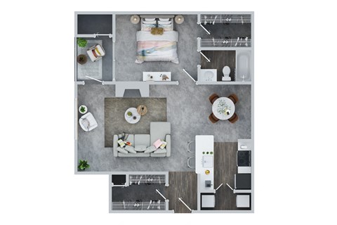 1 BED - 1 BATH A at Town Walk at Hamden Hills, Hamden, CT